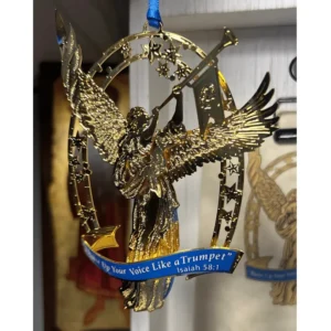 ANGEL ORNAMENT:  RAISE UP YOUR VOICE