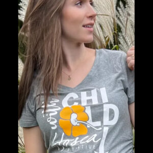 With Child Maternity- Rayon/Spandex, Short Sleeve, V-Neck