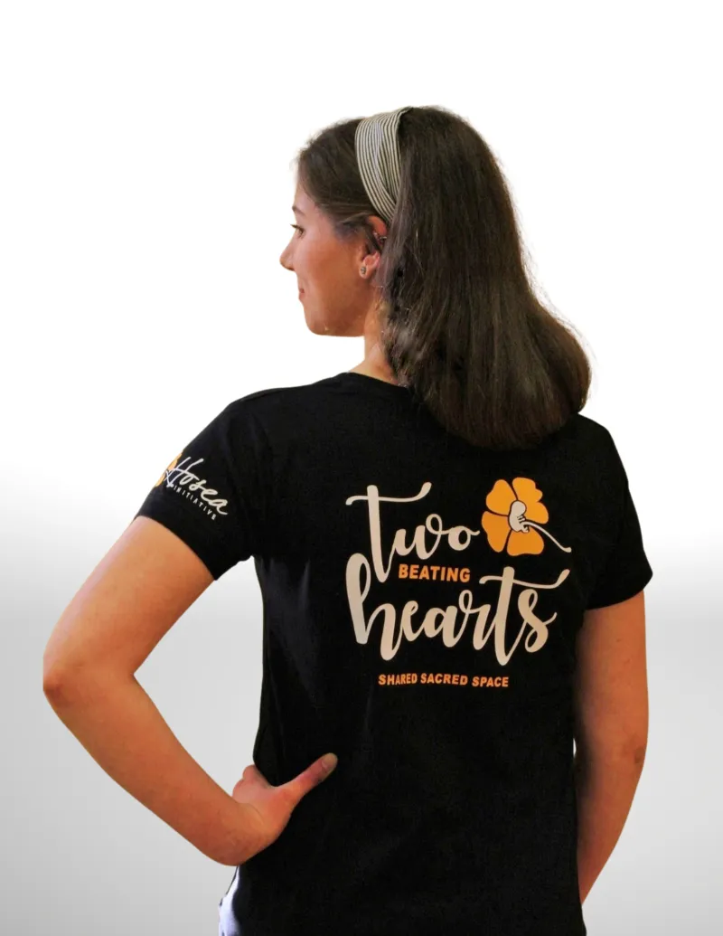 With Child Maternity- Rayon/Spandex, Short Sleeve, V-Neck - Image 4